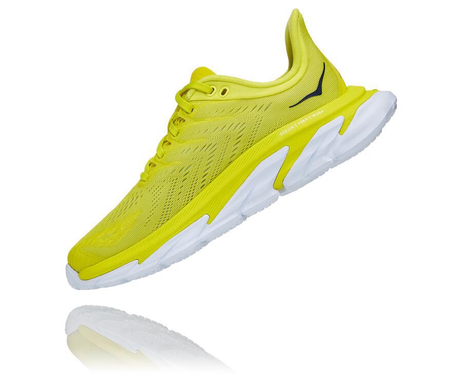 Running Shoes Womens - Hoka One One Clifton Edge - Fluorescence - LIPHAQZ-47